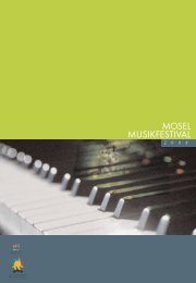 Samstag 20 Uhr - Mosel-Musikfestival