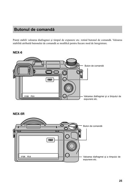 Sony NEX-5RK - NEX-5RK Istruzioni per l'uso Rumeno