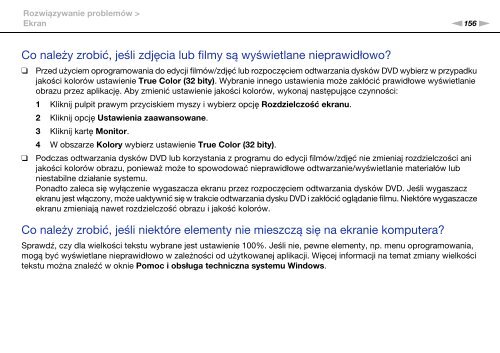 Sony VPCF22S8E - VPCF22S8E Istruzioni per l'uso Polacco