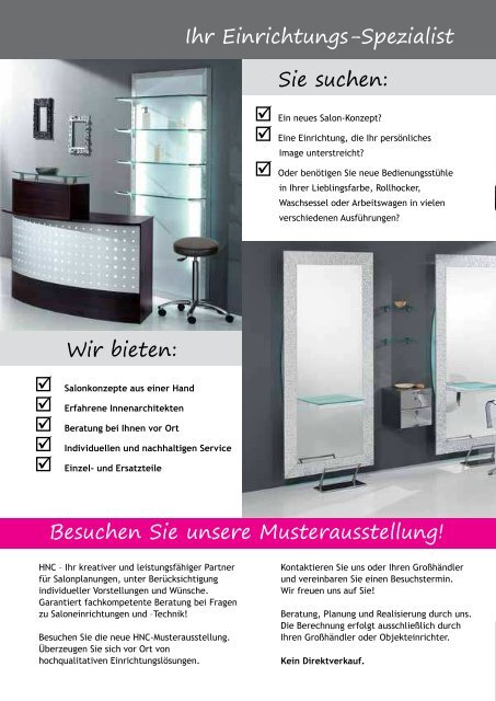 Wir Bieten Salonkonzept