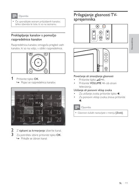 Philips TV LCD - Mode d&rsquo;emploi - SLV