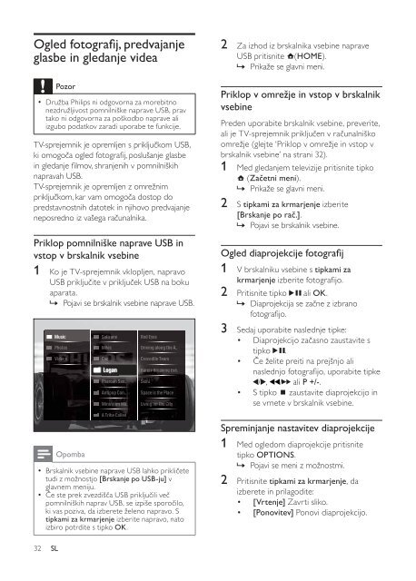 Philips TV LCD - Mode d&rsquo;emploi - SLV