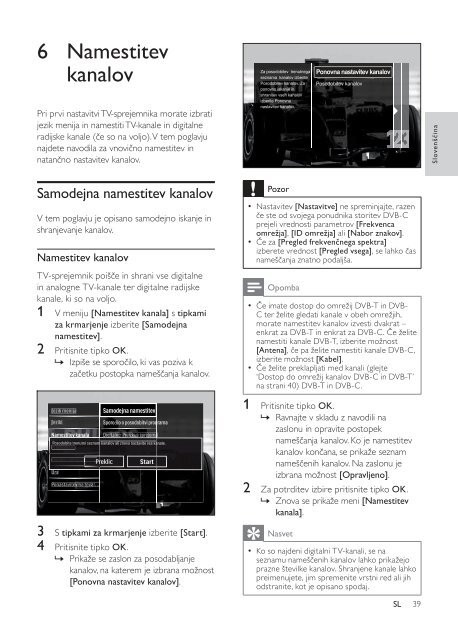 Philips TV LCD - Mode d&rsquo;emploi - SLV