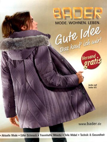 Каталог Bader Gute Idee осень-зима 2016. Заказ одежды на www.catalogi.ru или по тел. +74955404949