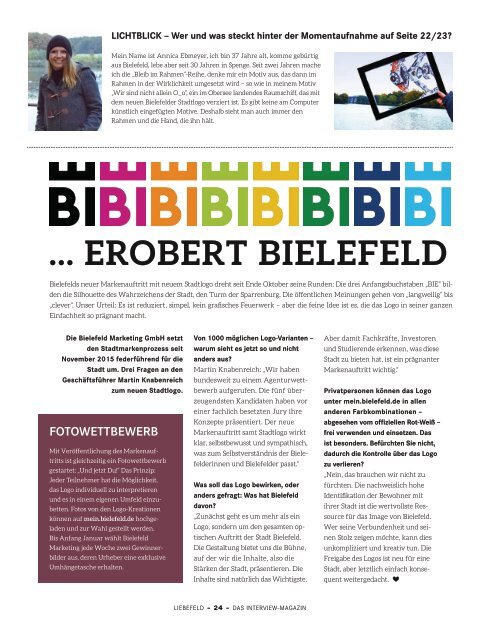 Liebefeld Magazin 11.2016