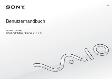 Sony VPCSB2C5E - VPCSB2C5E Istruzioni per l'uso Tedesco