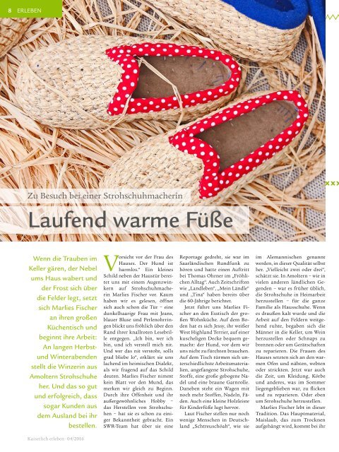 Kaiserlich erleben, Ausgabe 4/2016