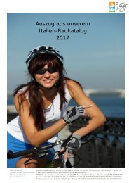 Italien Radreisen Ausszug 2017