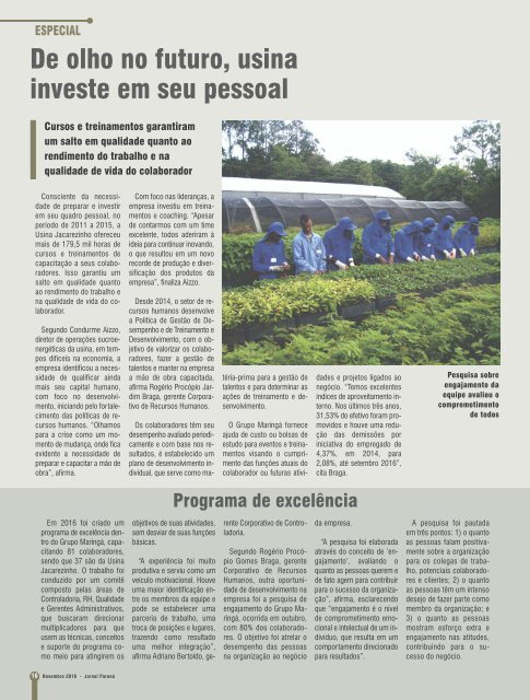 Jornal Paraná Novembro 2016