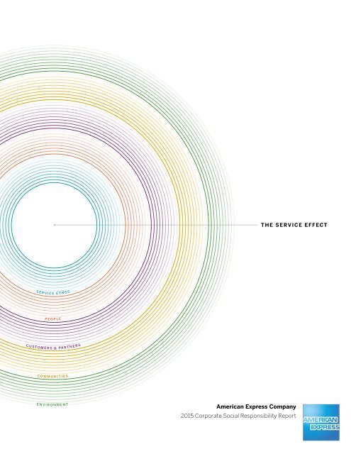 American Express Company 2015 Corporate Social Responsibility Report