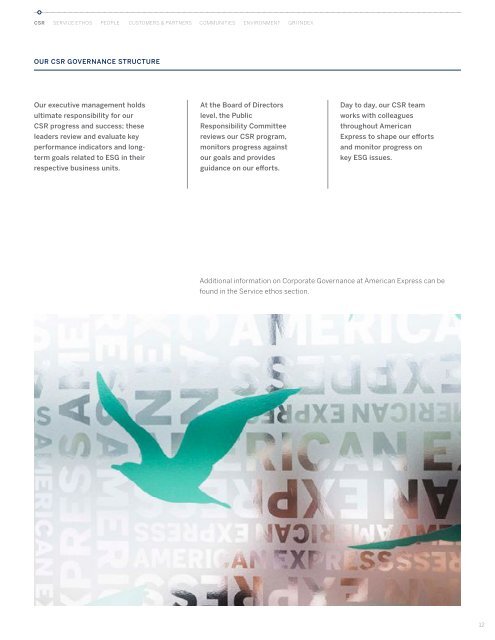 American Express Company 2015 Corporate Social Responsibility Report