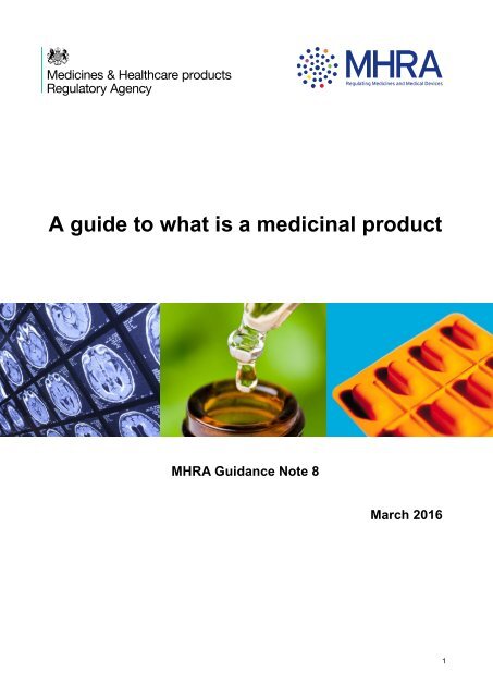 A guide to what is a medicinal product