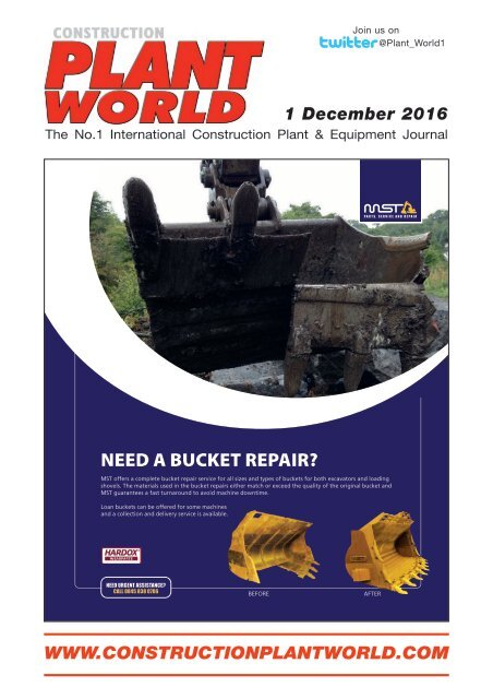 Construction Plant World 1st December 2016