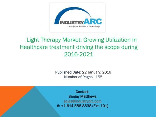 Light Therapy Market Analysisis