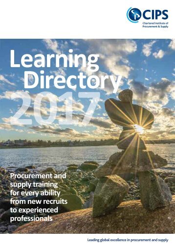 CIPS UK Learning Directory 2017 
