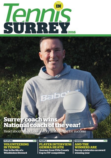 Tennis in Surrey Magazine 2016