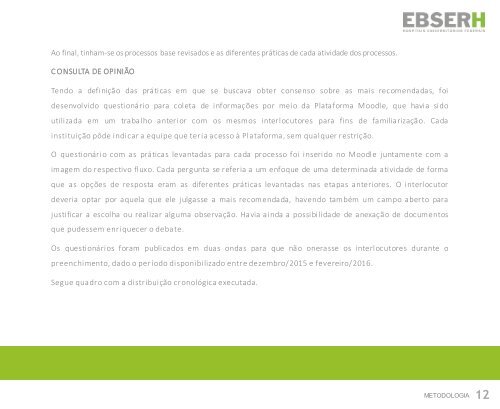 Caderno EBSERH - Hotelaria