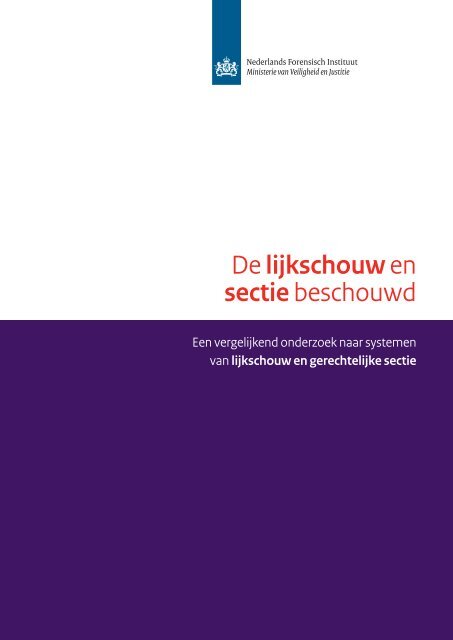 De lijkschouw en sectie beschouwd