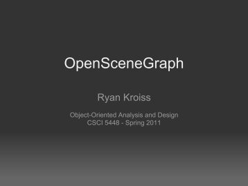 OpenSceneGraph