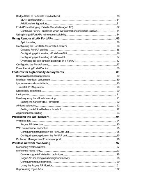 FortiOS Handbook - Deploying Wireless Networks