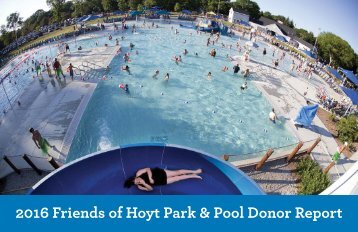 2016 Friends of Hoyt Park & Pool Donor Report