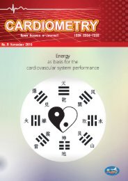 Open access e-journal Cardiometry - No.9 November 2016