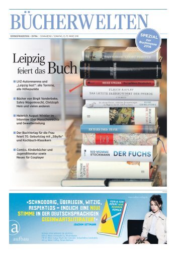 Bücherwelten - Sonderpublikation der Leipziger Volkszeitung zur Buchmesse Leipzig 2016