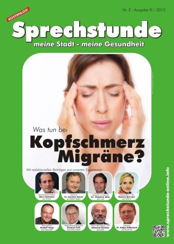 Sprechstunde Nr. 5 - Ausgabe III / 2013