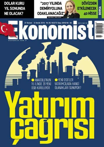 Ekonomist - 27 Kasim-3 Aralik 2016