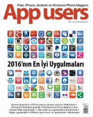 AppUsers Kasim-Aralik 2016