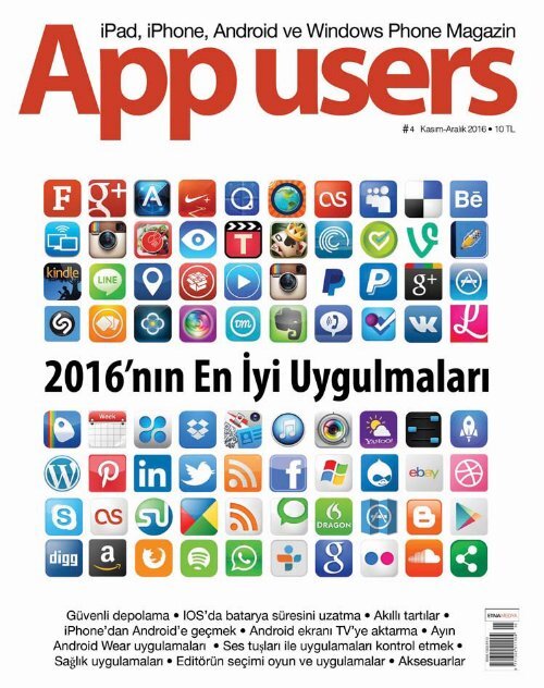 AppUsers Kasim-Aralik 2016