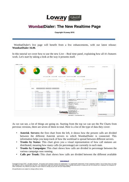 WombatDialer Dialer  The New Realtime Page