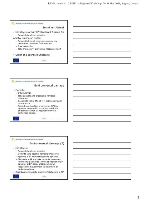 Regional Workshop Environmental Crime/Environmental ... - RENA