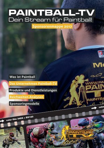 Paintball-TV Sponsorenprospekt 2017 