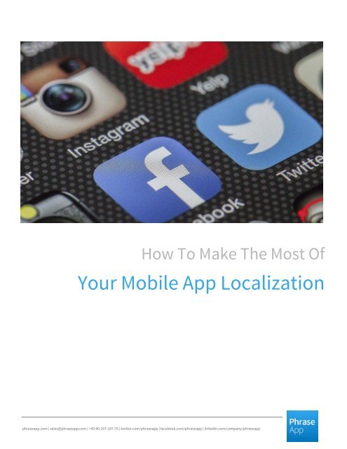 How To Make The Most Of Your Mobile App Localization