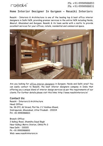 top interior design companies in delhi ncr interior designer in