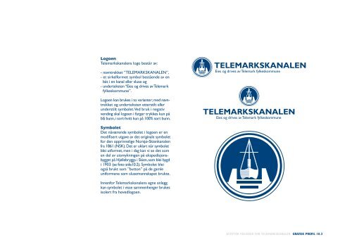 ESTETISK VEILEDER FOR TELEMARKSKANALEN