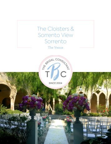 08. Photos - Italy - Sorrento -Cloisters & Sorrento View Wedding