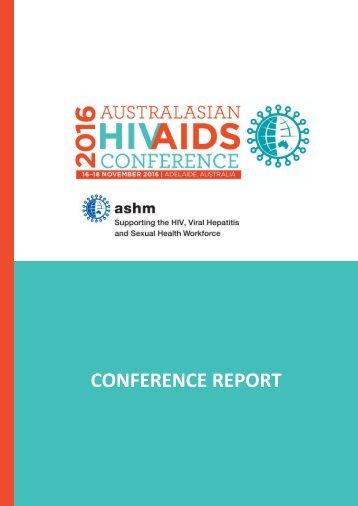 AUSTRALASIAN HIV CONF REPORT 2016_FINAL