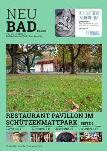 Neubadmagazin Oktober 2016