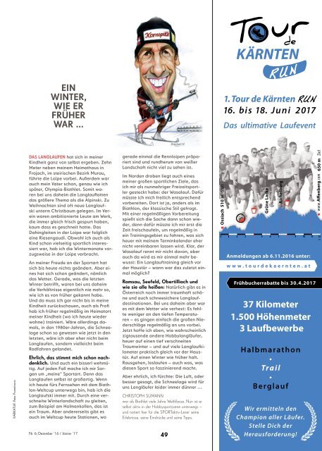 SPORTaktiv Dezember 2016