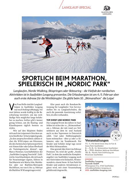 SPORTaktiv Dezember 2016