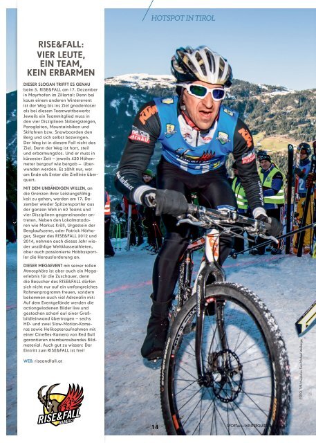 SPORTaktiv Winterguide 2016