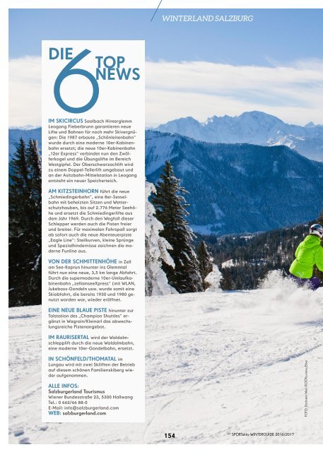 SPORTaktiv Winterguide 2016