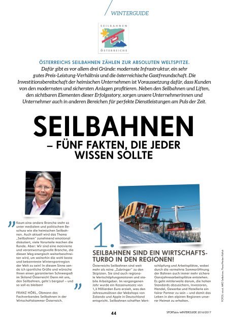 SPORTaktiv Winterguide 2016