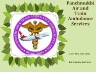 Panchmukhi Air and Train Ambulance Services Gorakhpur-Ranchi
