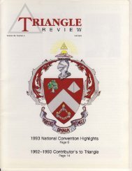 Fall 1993 - Triangle Fraternity