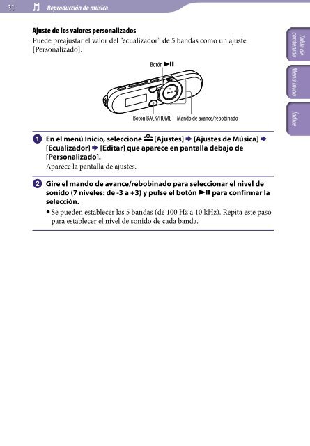 Sony NWZ-B152F - NWZ-B152F Istruzioni per l'uso Spagnolo