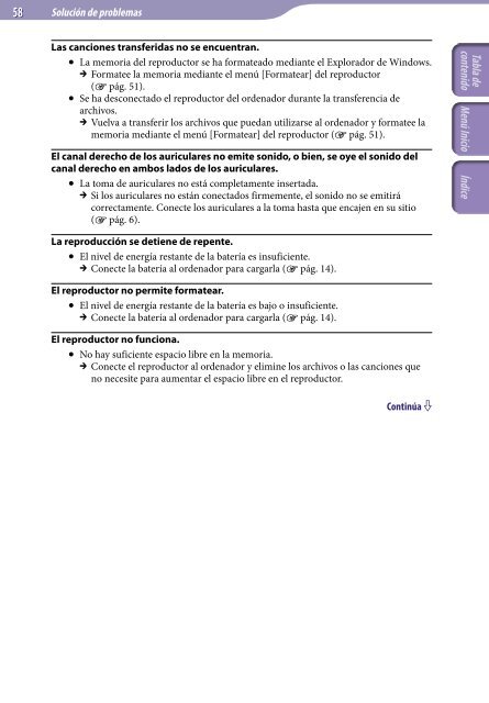 Sony NWZ-B152F - NWZ-B152F Istruzioni per l'uso Spagnolo