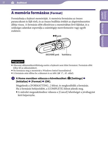 Sony NWZ-B152F - NWZ-B152F Istruzioni per l'uso Ungherese